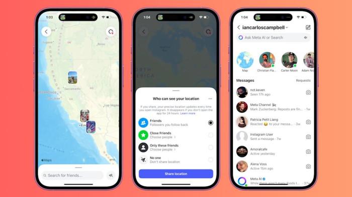 Instagram Map Mulai Tersedia